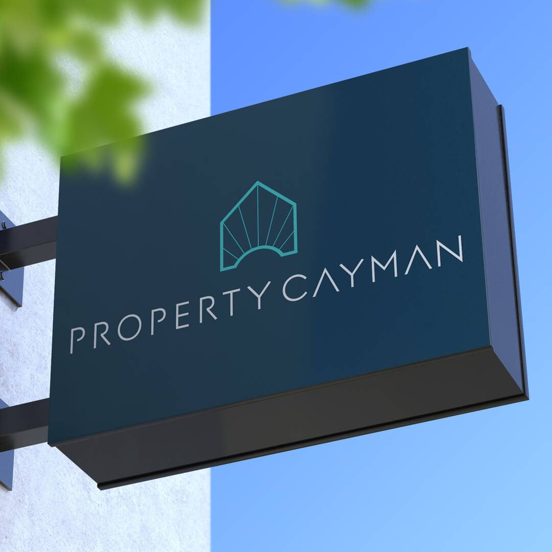 Property Cayman Brand on External Signage