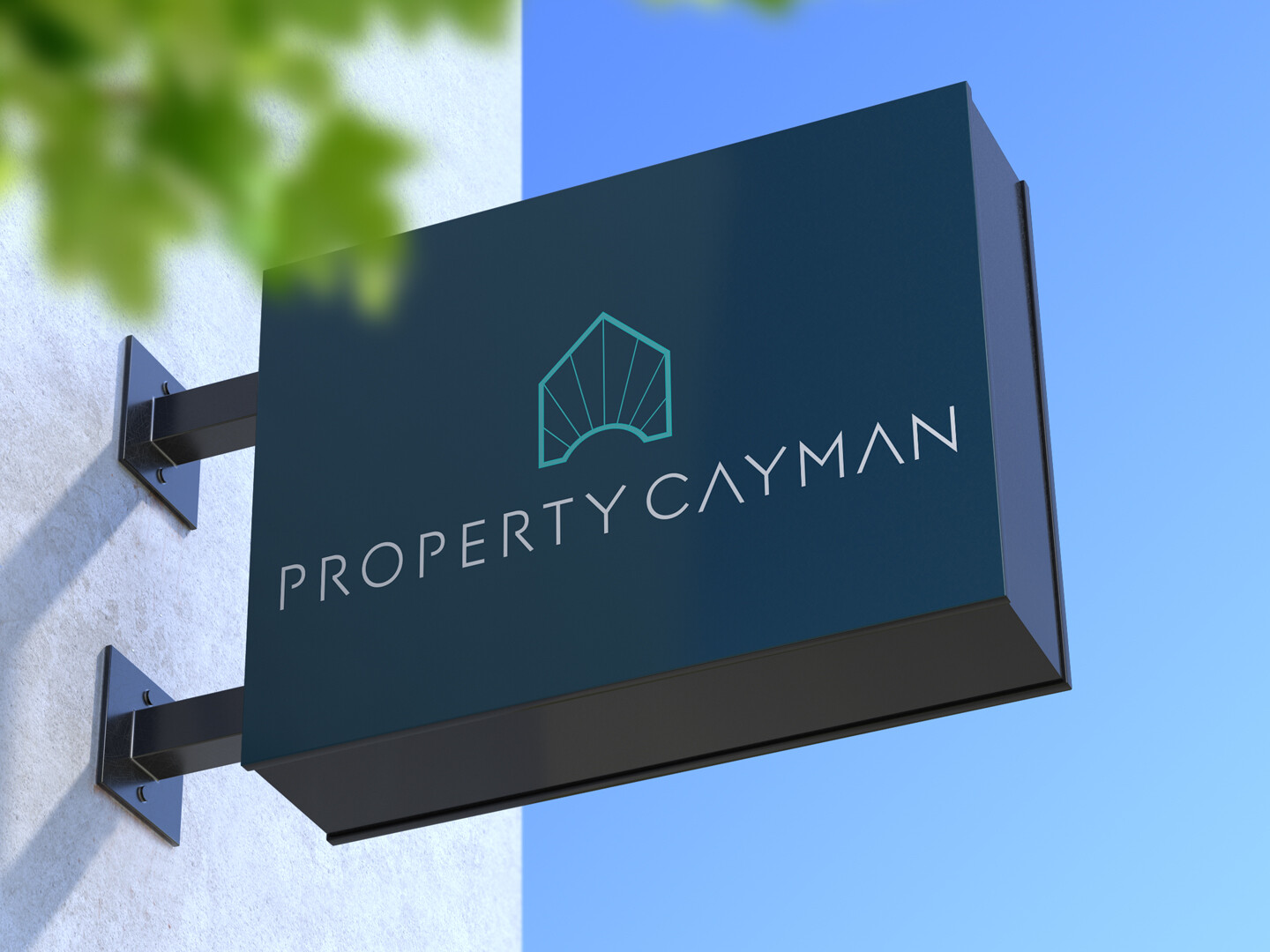 Property Cayman Brand on External Signage